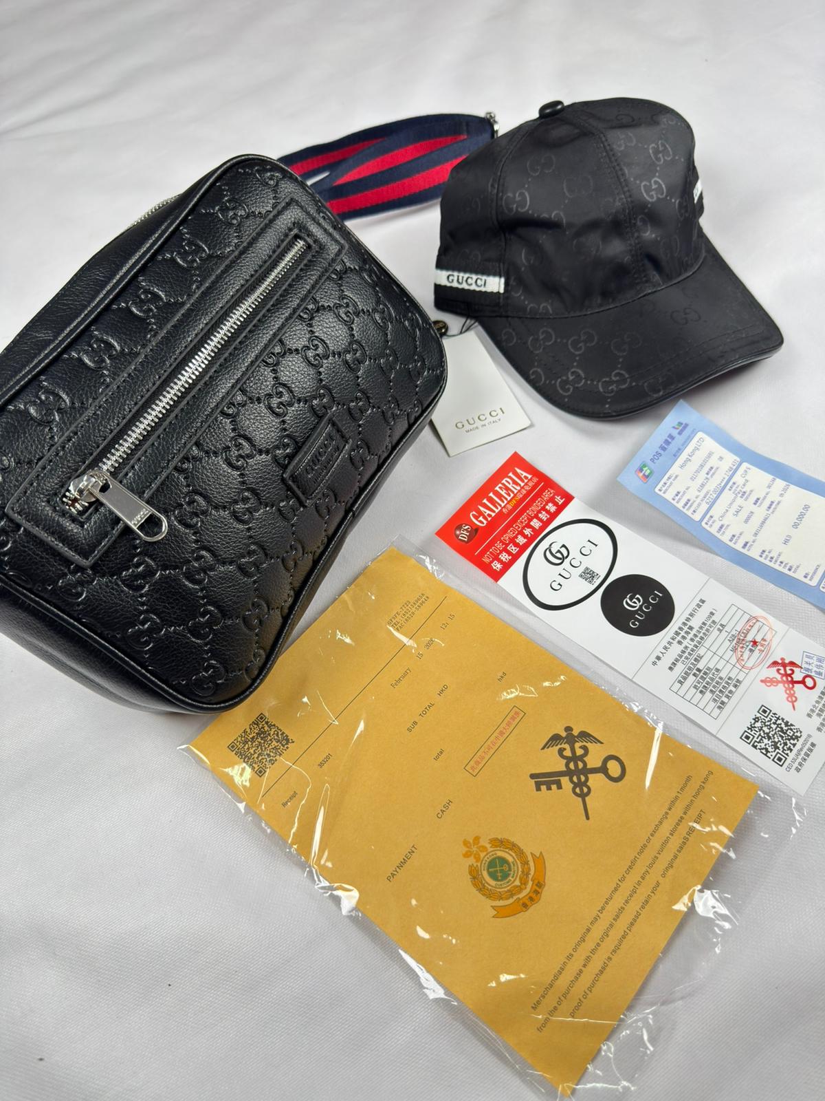 Pack Bolso Cruzado + Gorra Piel Grabada