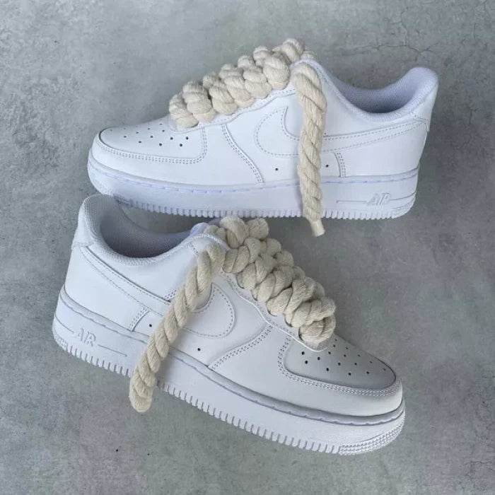 Nk Air Force 1 White Rope Laces