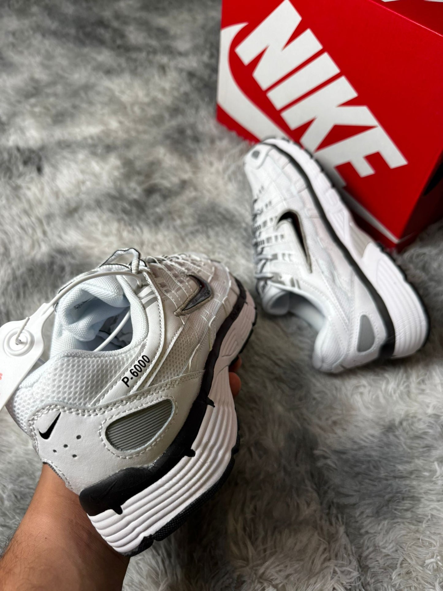 Nike P6000 White/Black