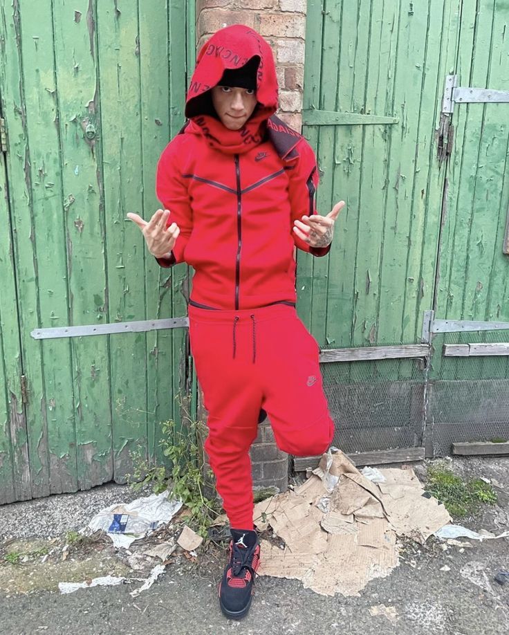 Nike Tech Fleece Red