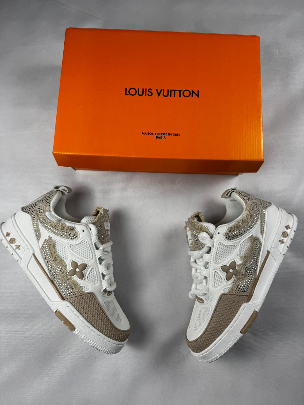 Louis Vuitton Skate Brown Shiny Stones