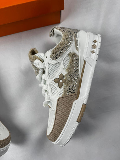 Louis Vuitton Skate Brown Shiny Stones