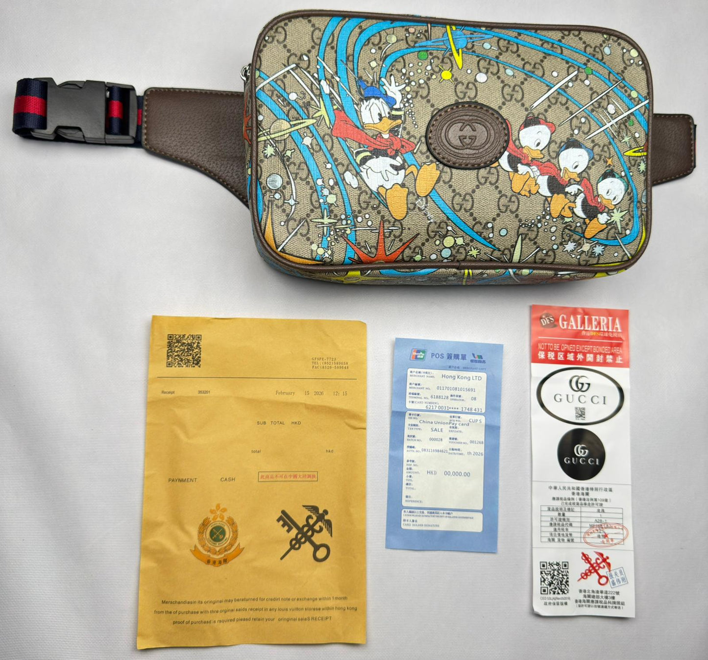 Riñonera Gucci Donald Duck GG Premium
