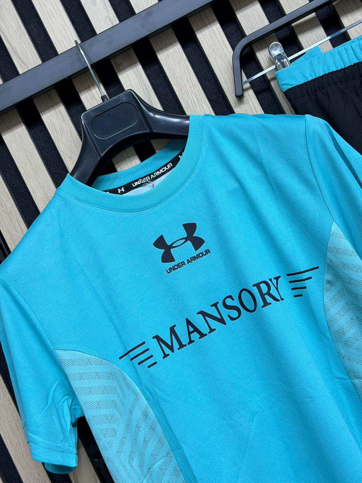 Conjunto Under Armour Mansory Azul Premium