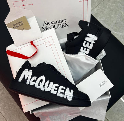 Alexander McQueen Black Graffiti